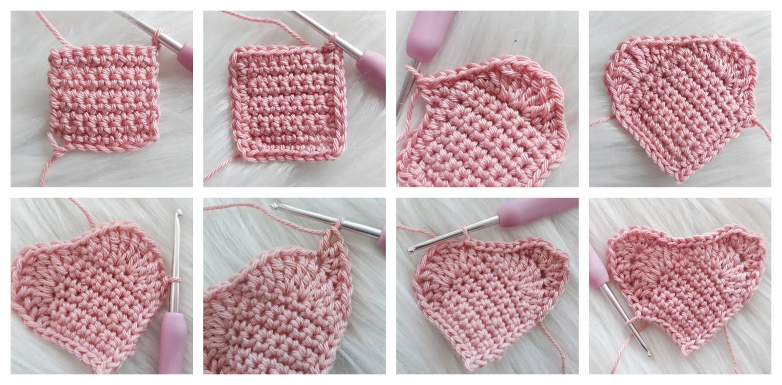 Blog-Inhaltsbild für 'Valentinsherz, Häkelanleitung'